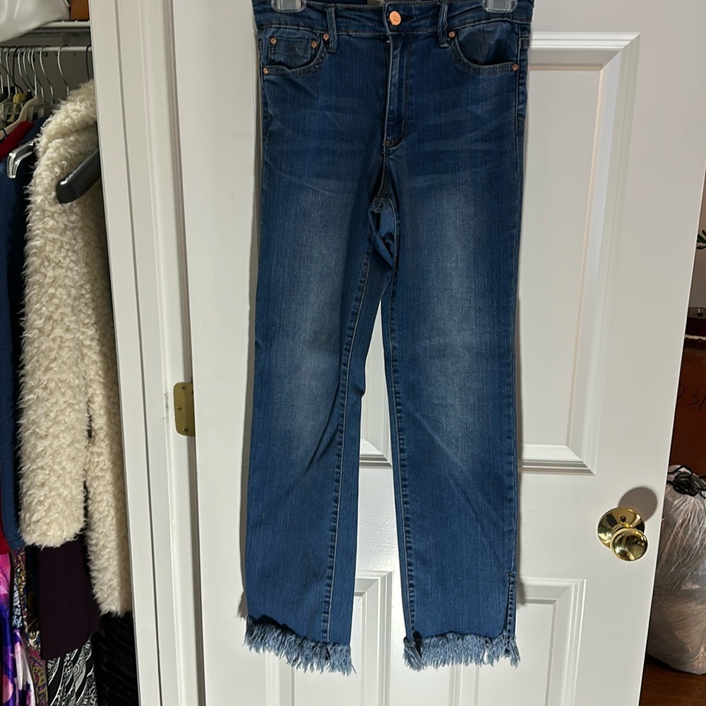 Tractr jean’s fringe hem